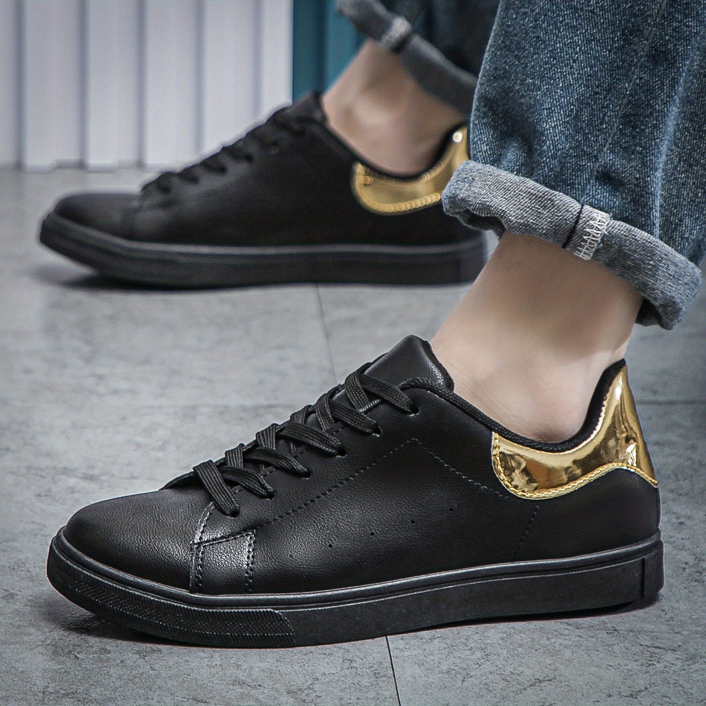 Men's Minimalist Wear-resistant Non-Slip Sneaker For Youth, Spring And Summer