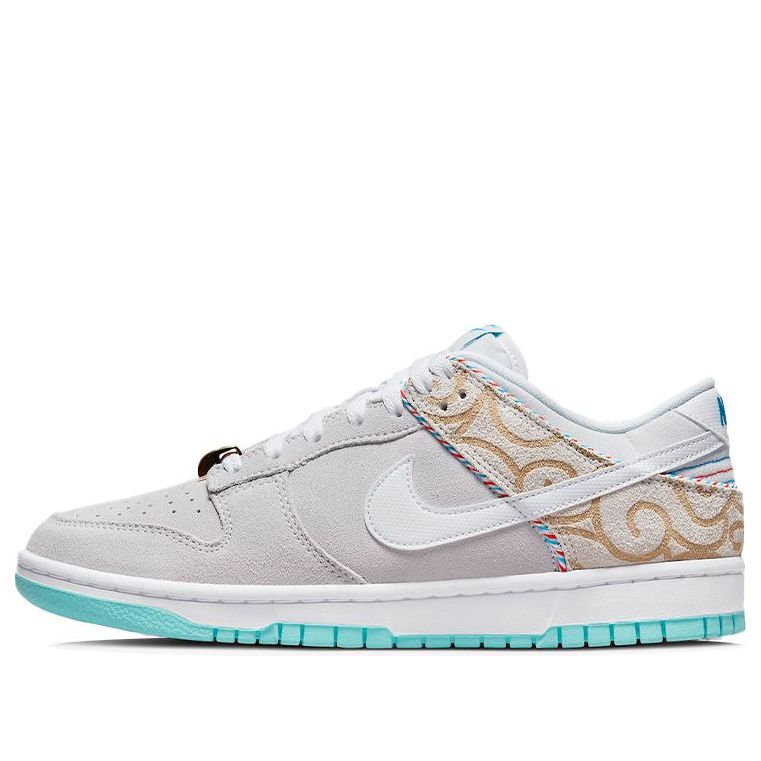 Nike Dunk Low SE 'Barber Shop - Grey'  DH7614-500 Classic Sneakers